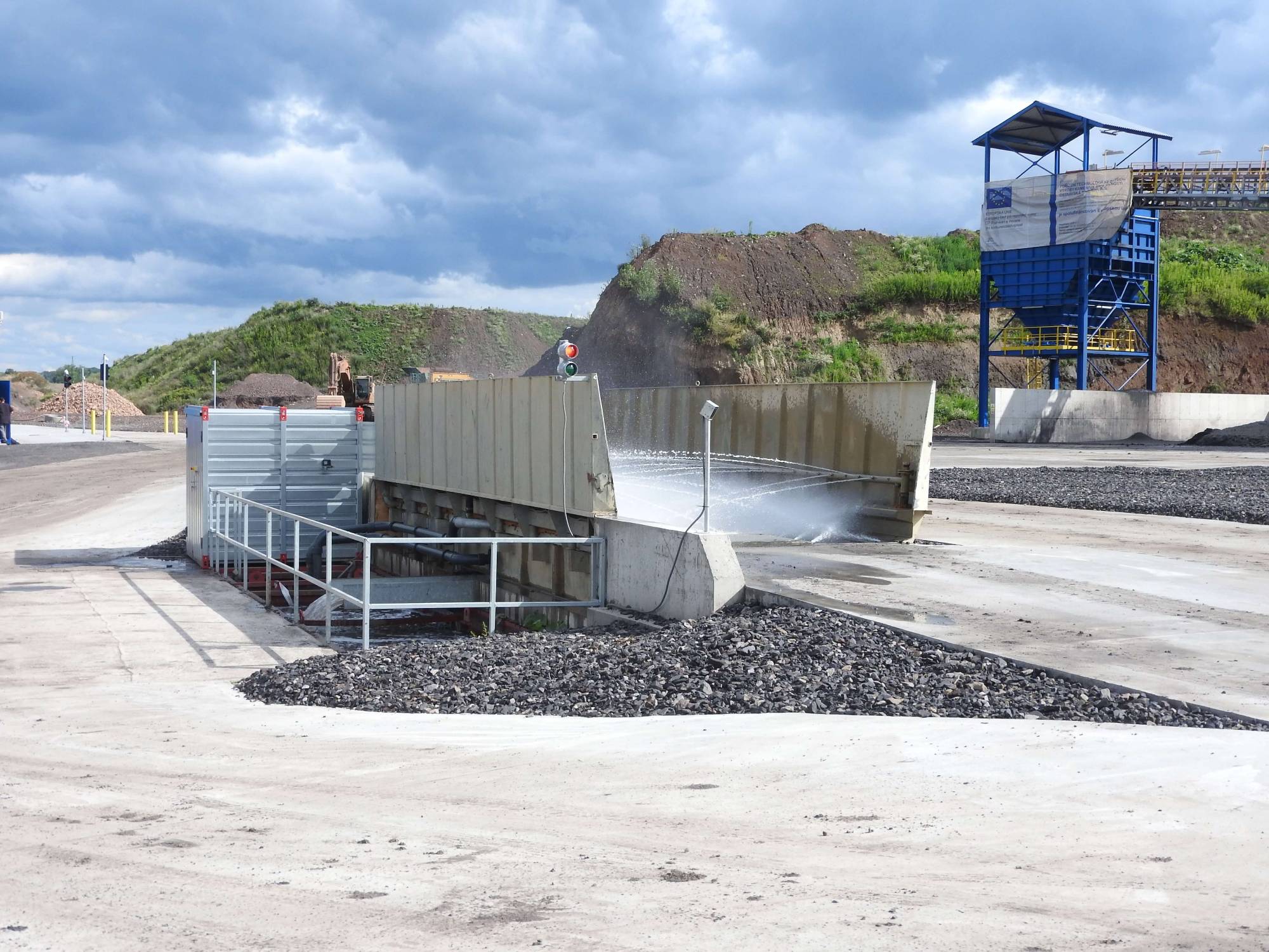 Mycí zařízení pro pneumatiky nákladních aut PEAKWASH