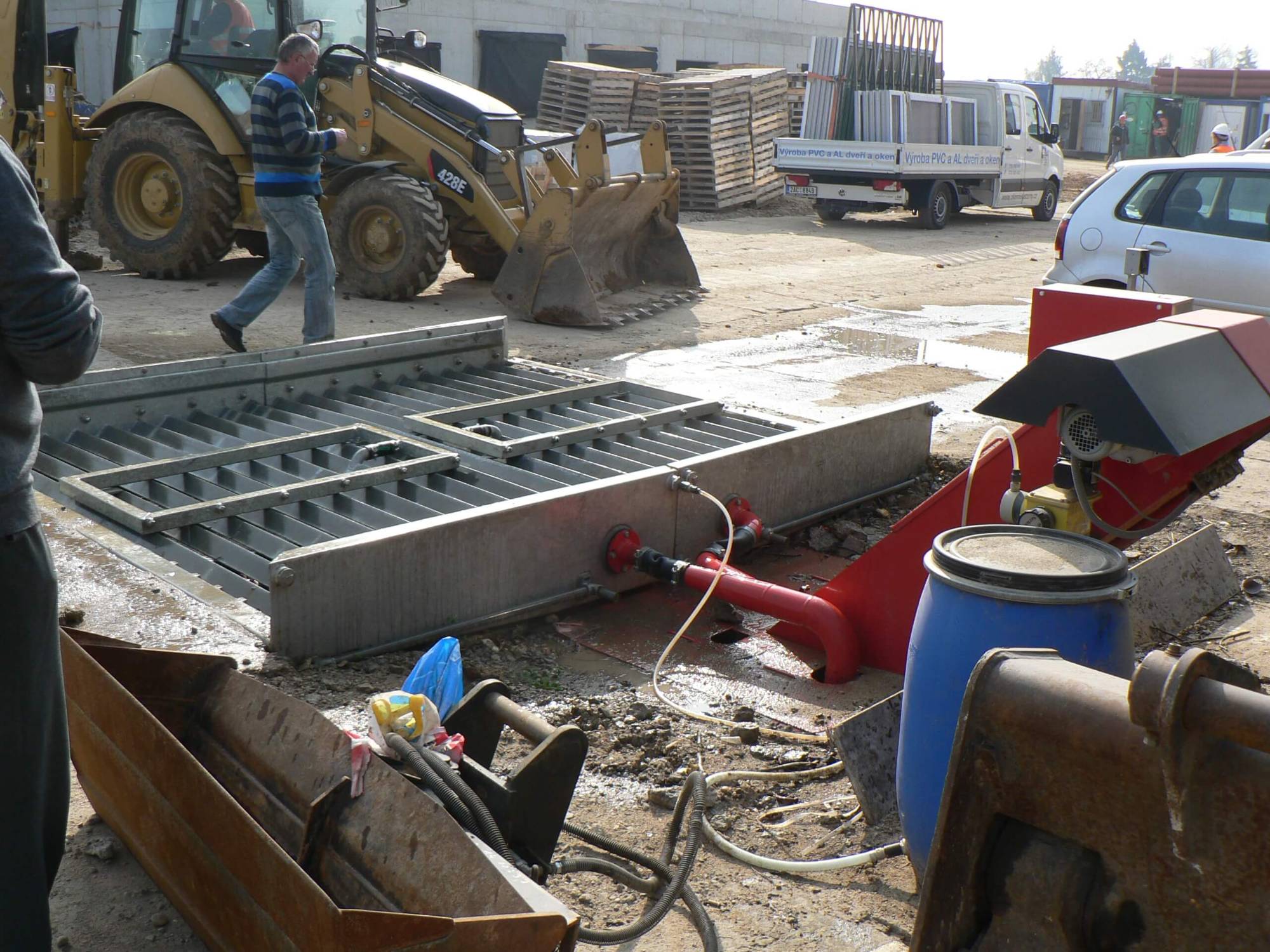 Mobile truck tyre wash PEAKWASH EASY